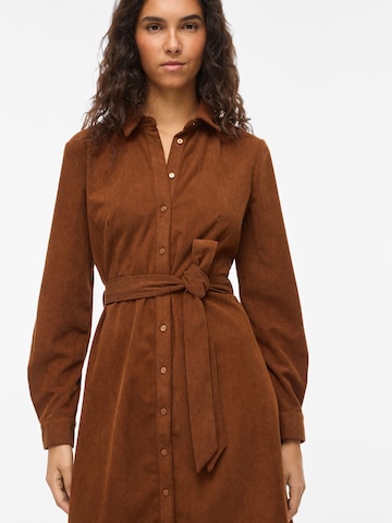 VILA - Vestido camisero 'VIElsa' en marrón