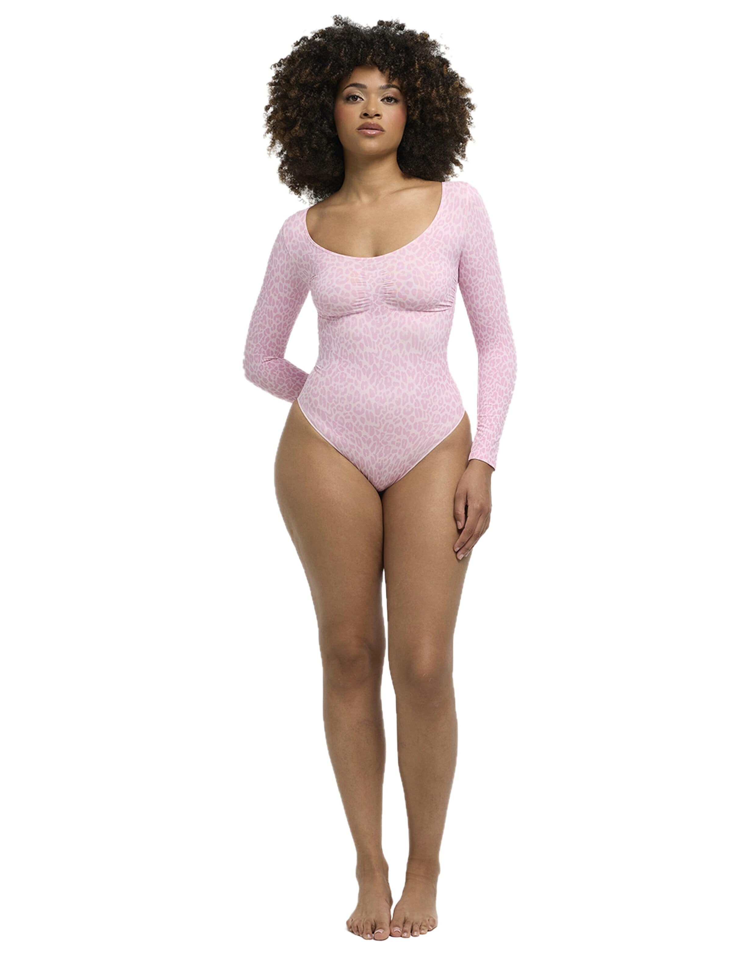 Body modelant 'Bodysuit Sculpting Shapewear Longsleeve mit Slip' cfab en rose
