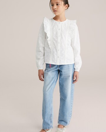 WE Fashion Loosefit Farmer - kék