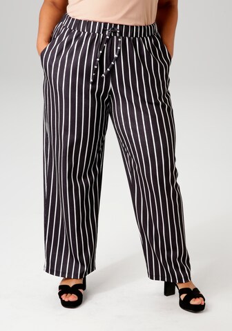 Aniston Loose fit Pants in Black: front