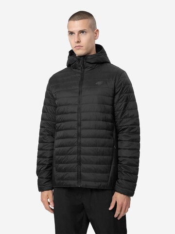 4F Outdoor jacket in Black: front