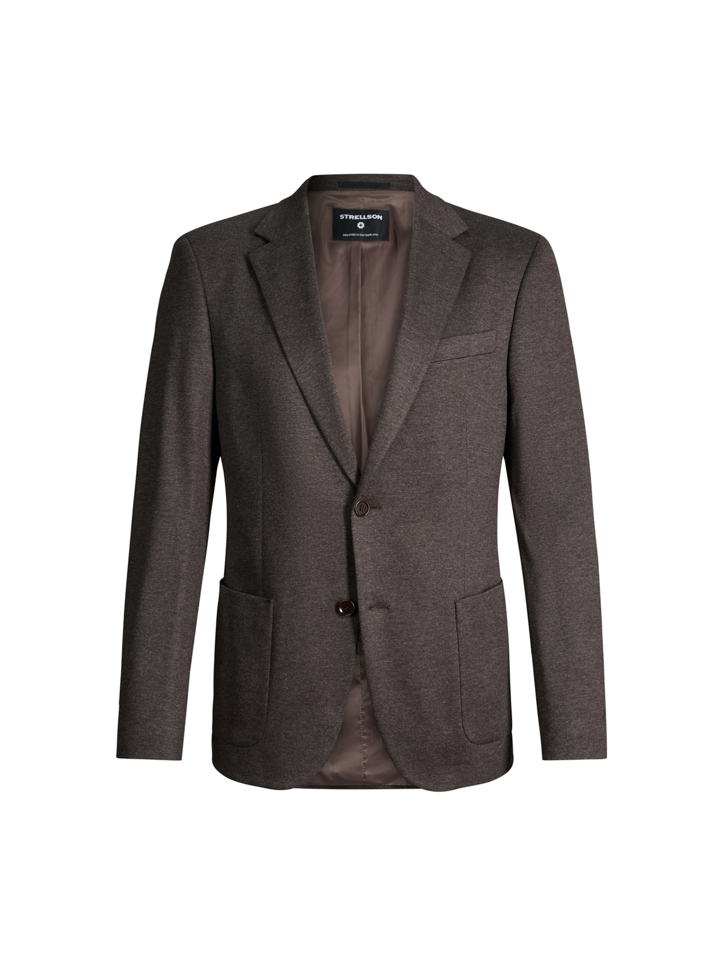STRELLSON Slim fit Business-colbert in Bruin: voorkant