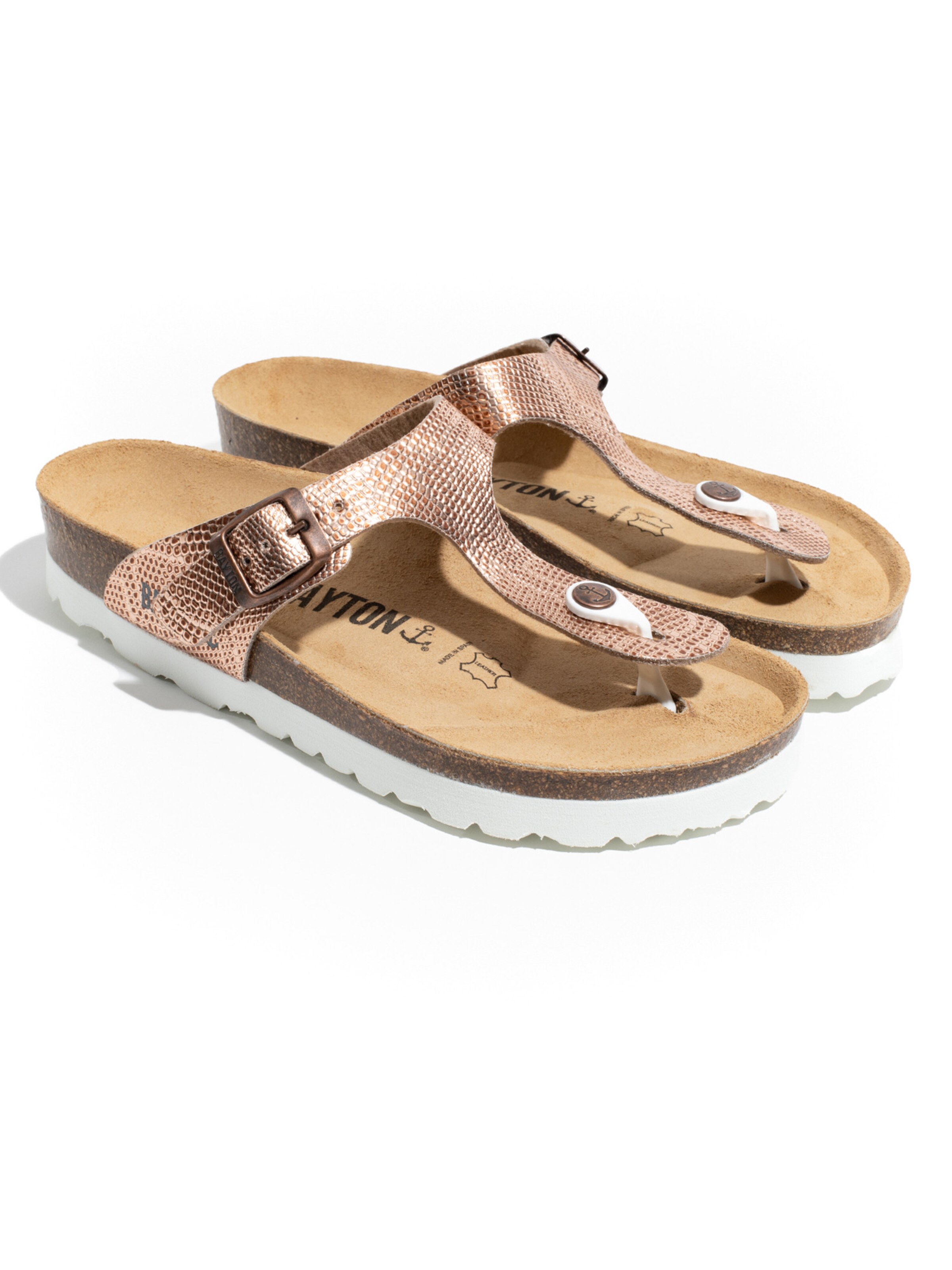 Bayton Босоножки через палец 'Carins' в Золотой