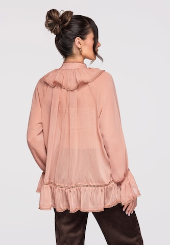 Ombre Blouse in Roze