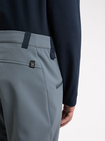 Haglöfs Slim fit Outdoor Pants 'Chilly' in Grey