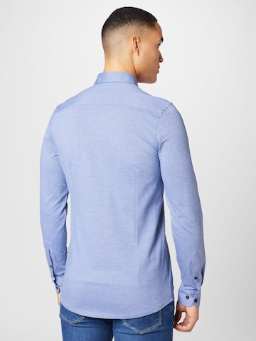 OLYMP - Ajuste regular Camisa en azul