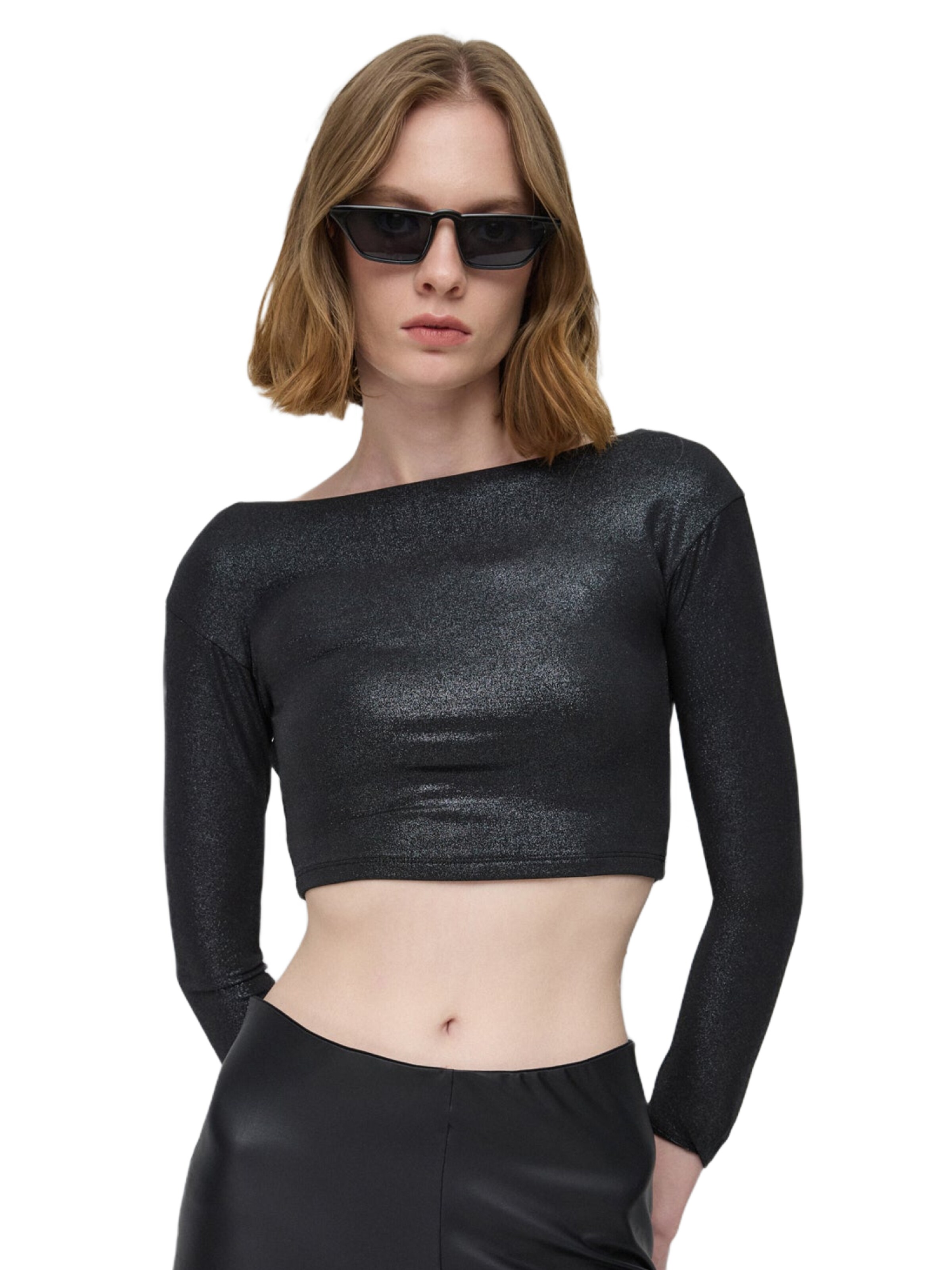 No Matter What Shirt in Zwart: voorkant