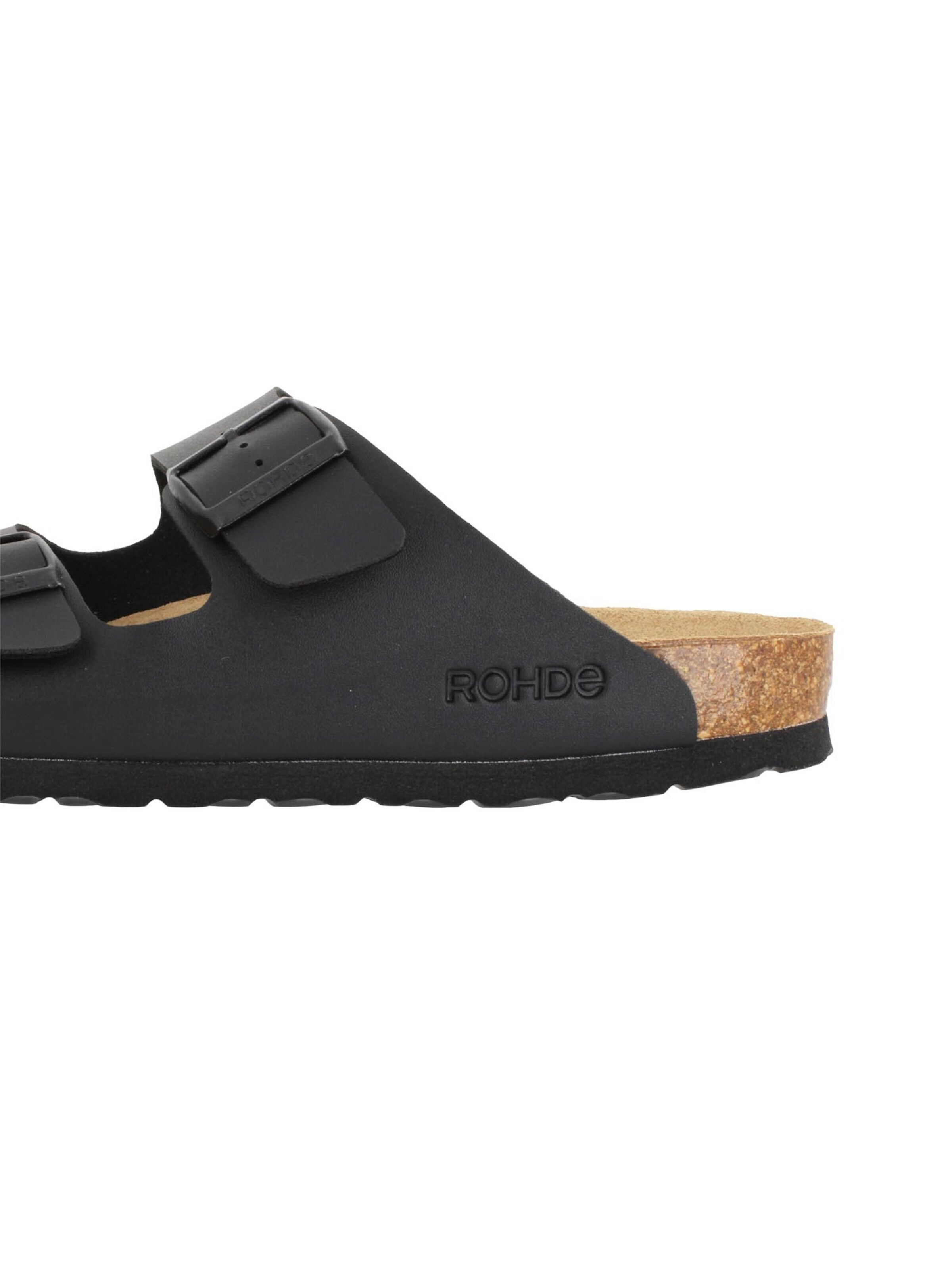 ROHDE Clogs 'Grado' in Zwart