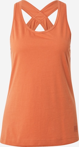 Haut de sport Superdry en orange : devant