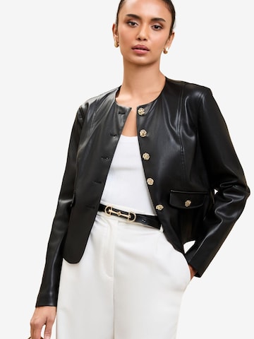 Lipsy Демисезонная куртка в Черный: спереди