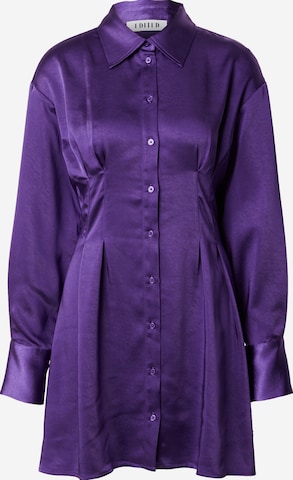 EDITED Skjortklänning 'Charleen' i lila: framsida