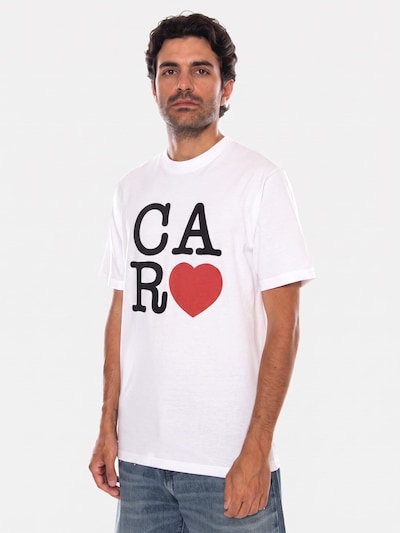 Carhartt WIP Shirt 'S/S I HARTT T-SHIRT WHITE' in S in White, Item view