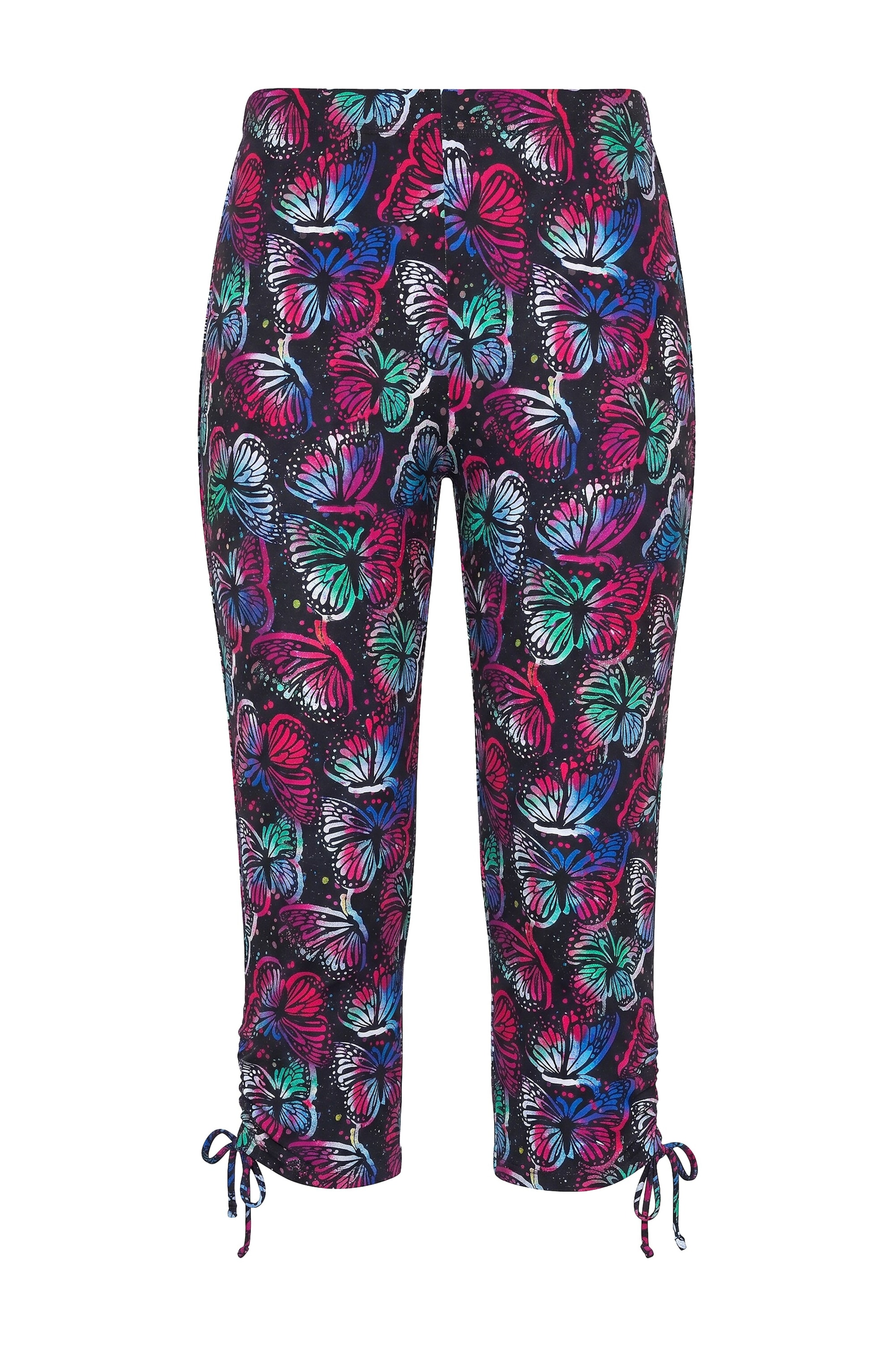 Angel of Style Skinny Leggings in Black: front