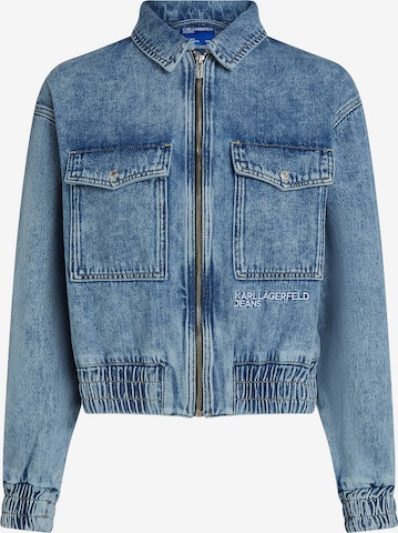 mėlyna KARL LAGERFELD JEANS Demisezoninė striukė: priekis