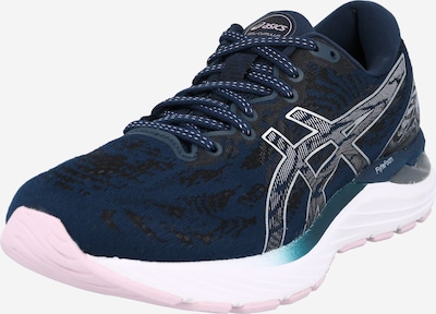 ASICS Chaussure de course 'Gel-Cumulus 23' en bleu marine / noir / argent, Vue avec produit
