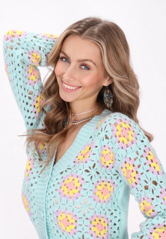 Cardigan IZIA en vert