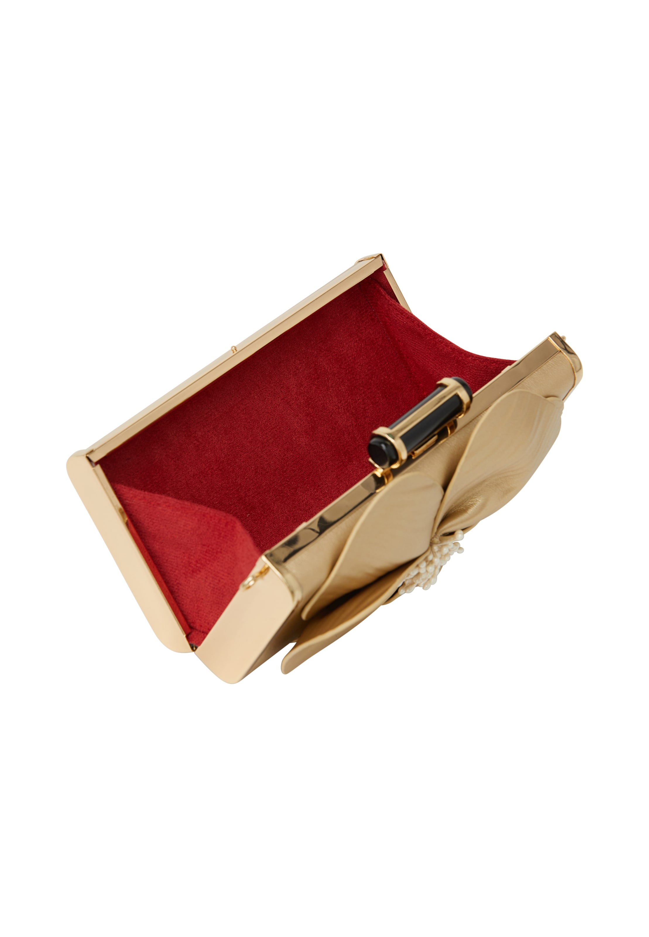 faina Clutch in Gold