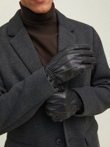 JACK & JONES Full finger gloves 'Celias' in Black