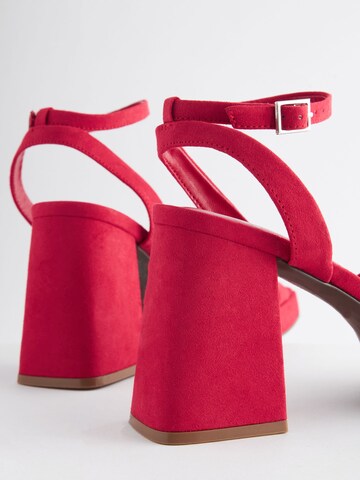 Next Strap sandal 'Forever Comfort' in Red