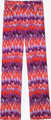 Scalpers Wide leg Broek in Lila: voorkant