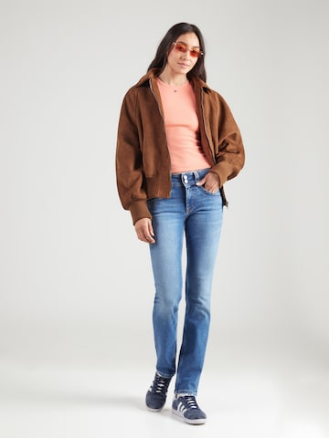 mėlyna Pepe Jeans Prigludęs Džinsai