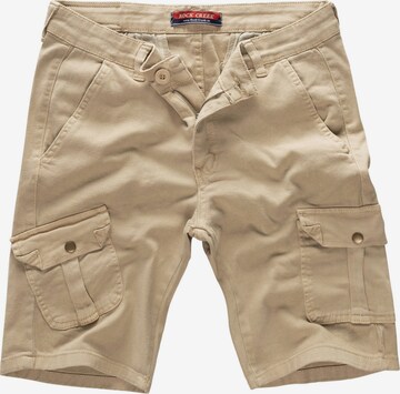 Rock Creek Regular Cargo Pants in Beige: front