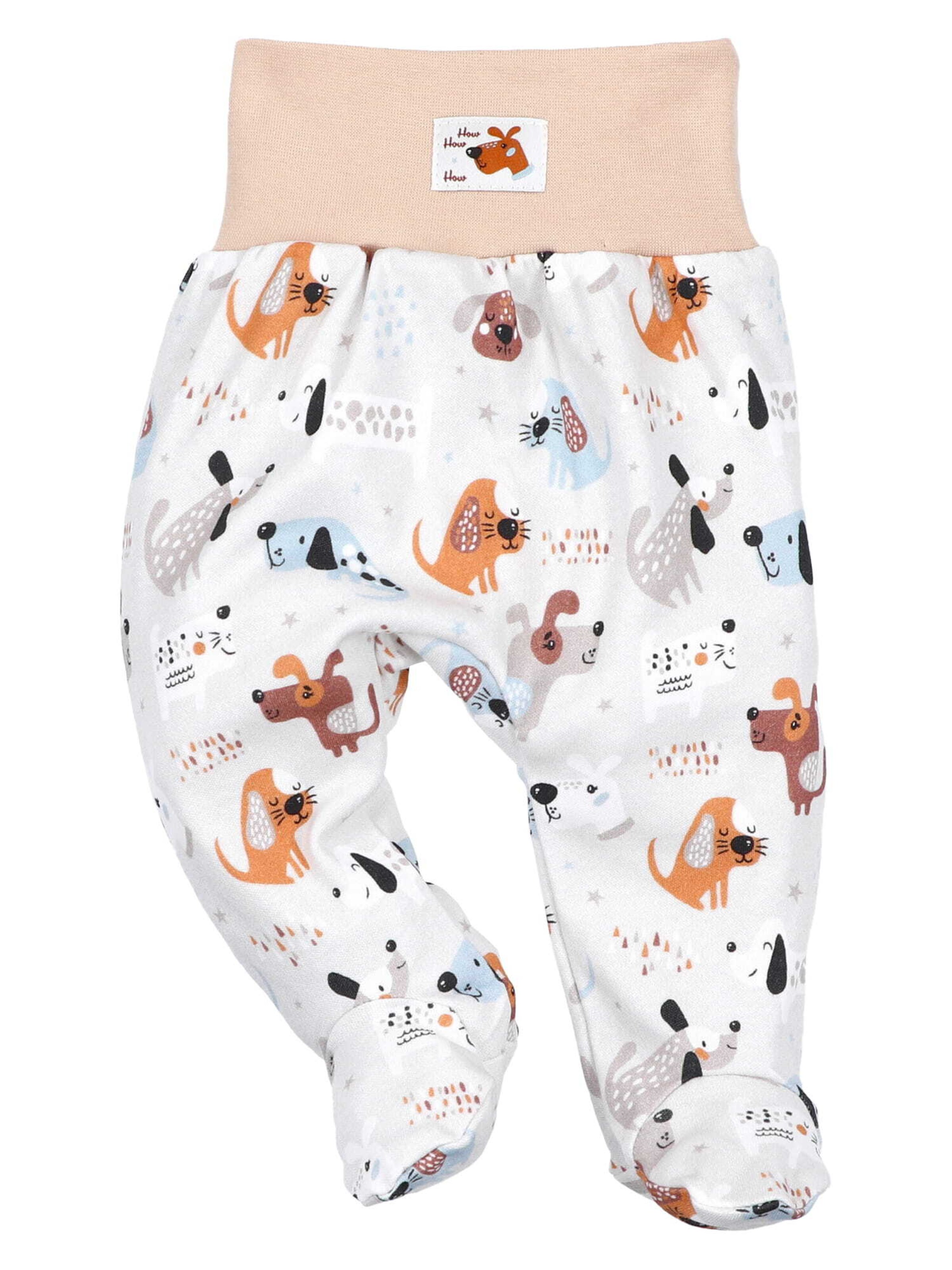 Effilé Pantalon 'Hund' NINI en blanc : devant