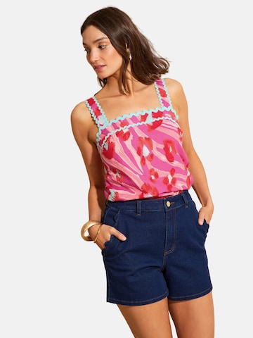 Haut love & roses en rose : devant