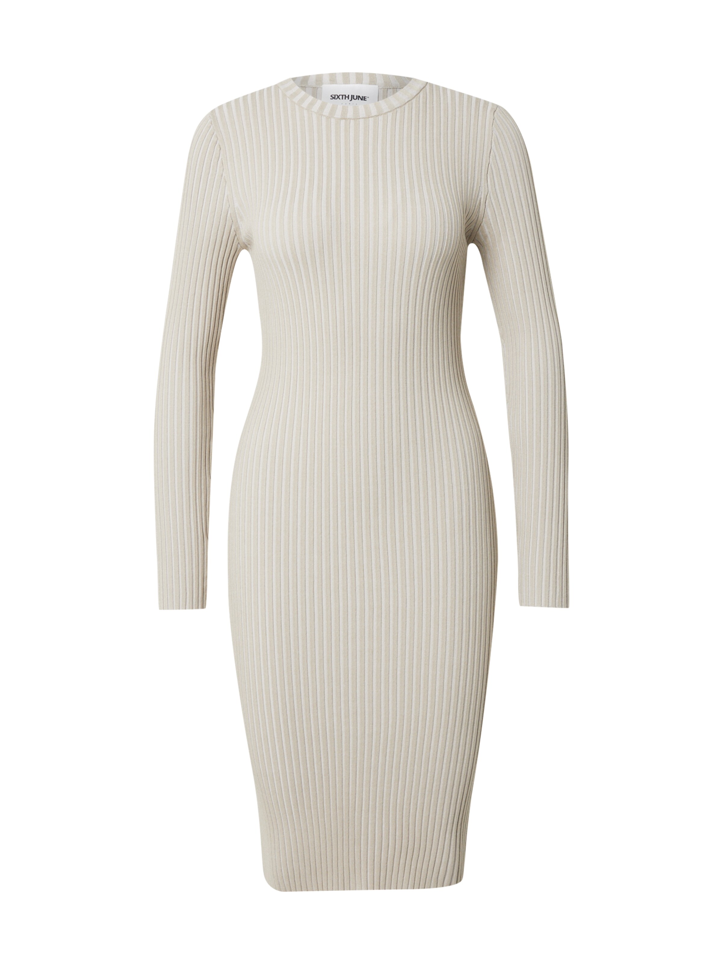 Sixth June Плетена рокля в бежово: отпред