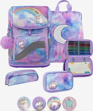 Belmil Backpack in Purple: front