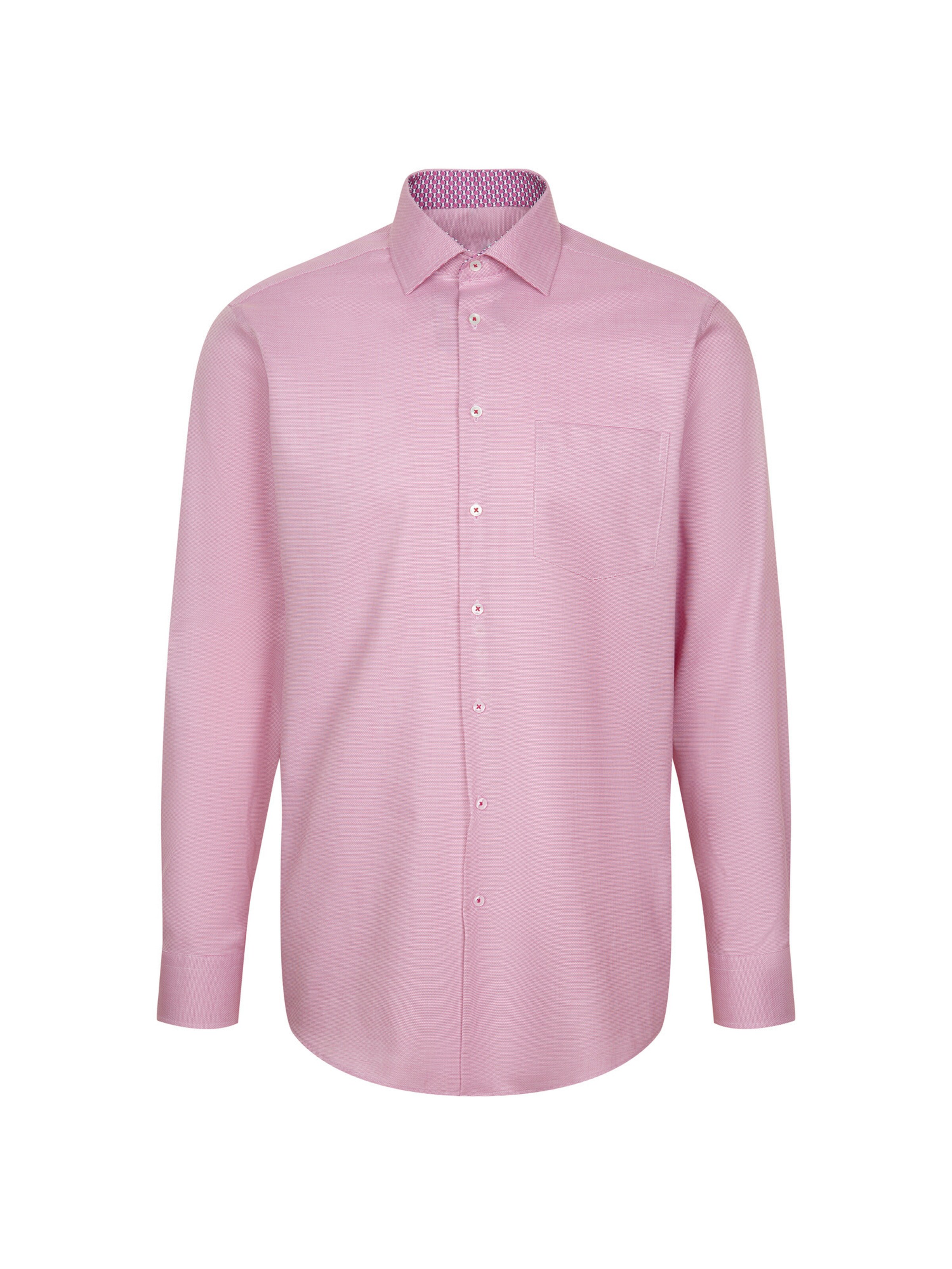 SEIDENSTICKER Regular Fit Businesshemd in Pink: Vorderseite