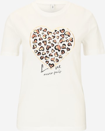 Only Tall Футболка 'ONLTANYA' в Белый: спереди