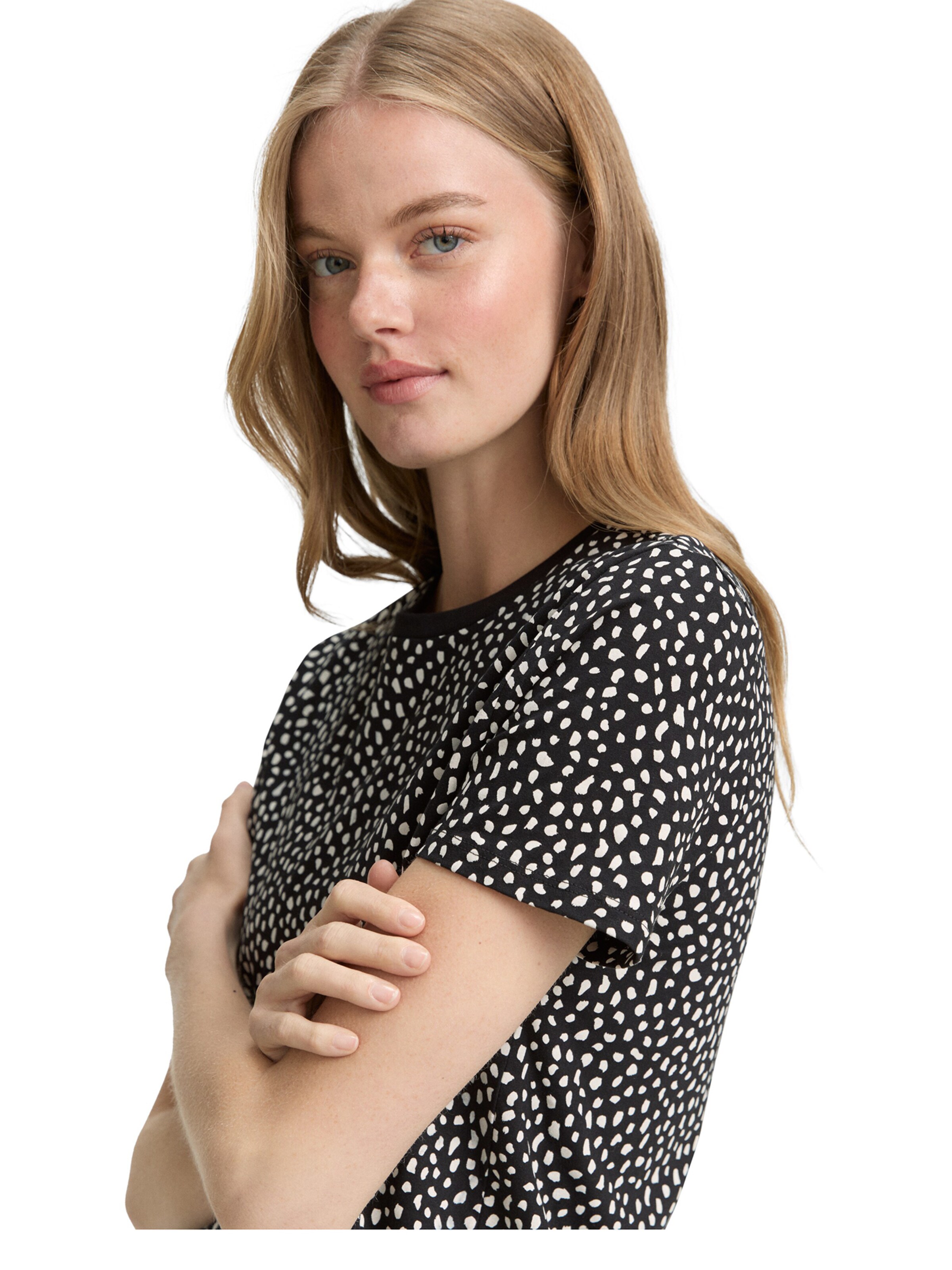 Maglietta di TOM TAILOR DENIM in nero