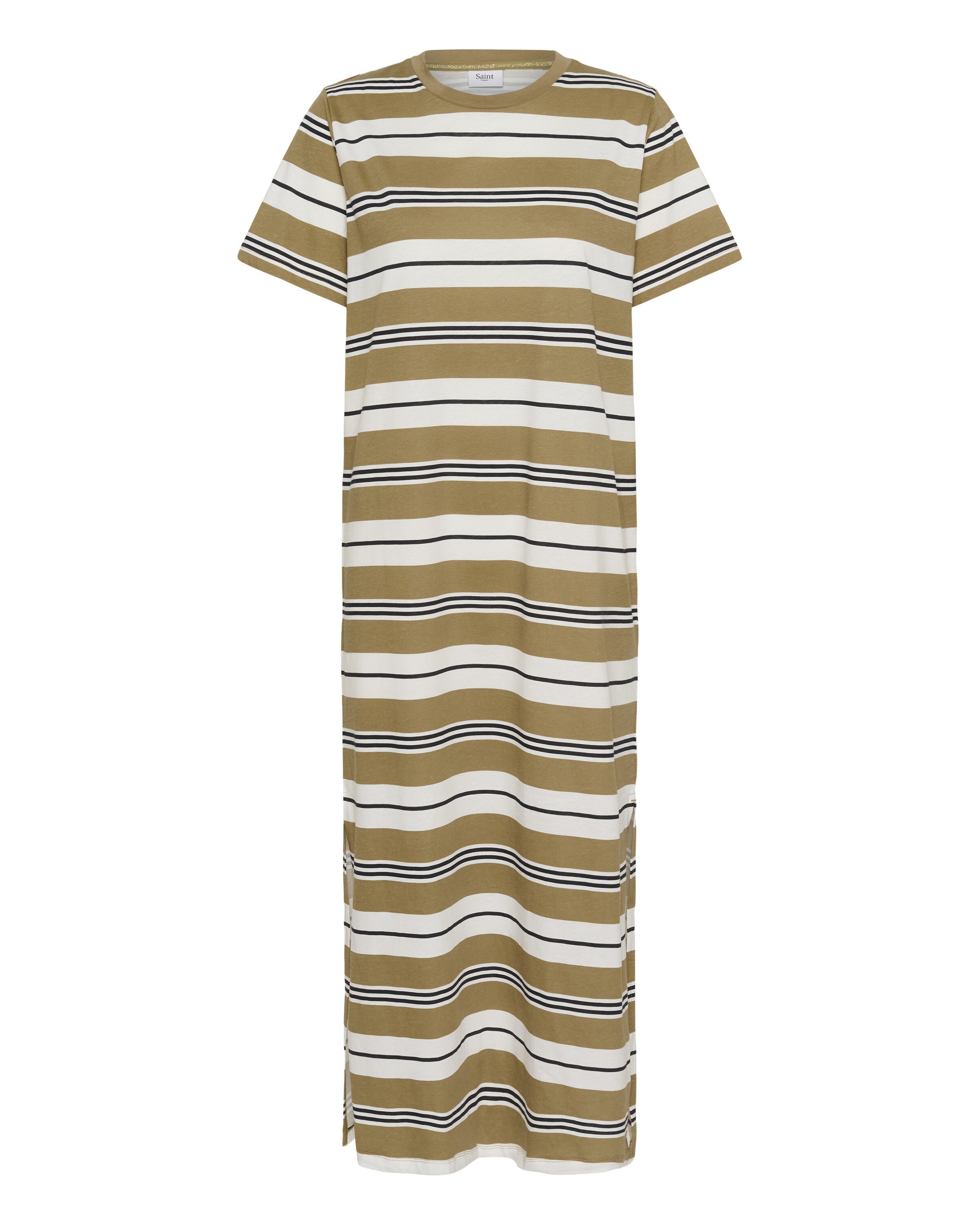 SAINT TROPEZ Kleid 'Faria' in Braun: Vorderseite