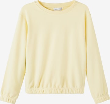 Sweat-shirt 'Tulena' NAME IT en jaune : devant