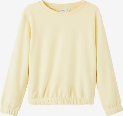 NAME IT Sweatshirt 'Tulena' in pastellgelb, Produktansicht
