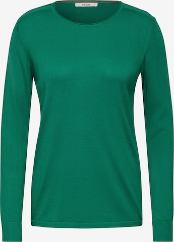 CECIL Pullover in Grün: Vorderseite