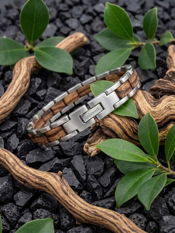Holzwerk - Pulsera 'BEVERSEE' en plata