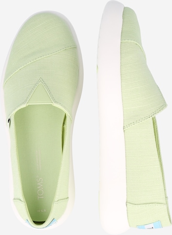 Chaussure basse 'ALPARGATA MALLOW' TOMS en vert