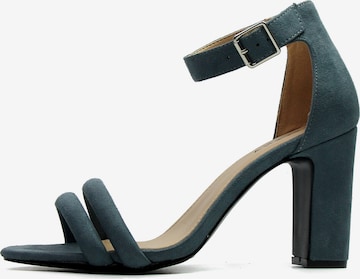 Sandales à lanières 'Chelsie' Celena en bleu : devant