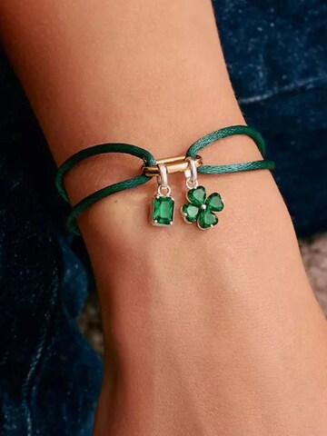 Bracelet 'Thomas Sabo Textilarmband Grün Connect 18k Vergoldet' Thomas Sabo en or