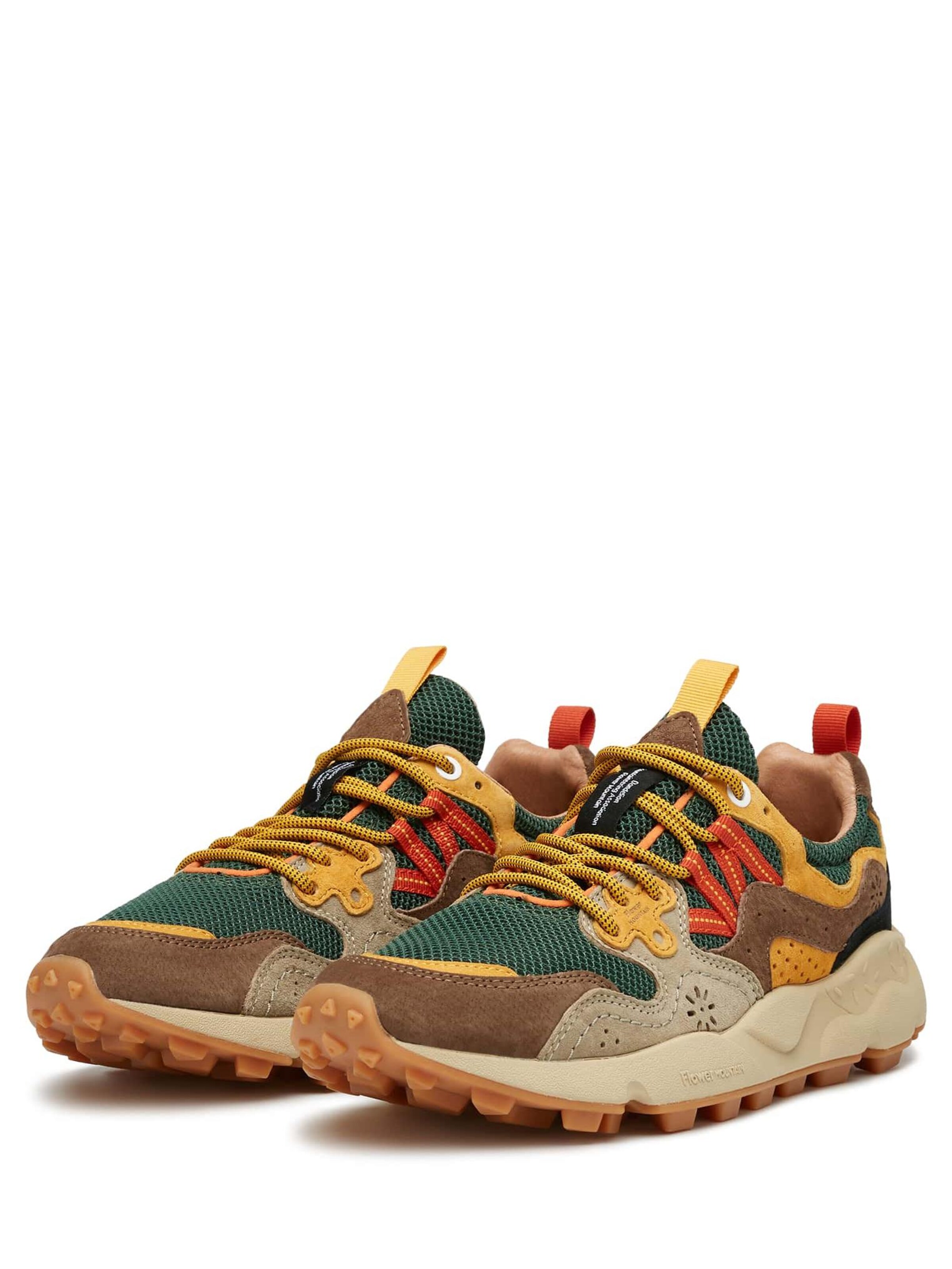 Baskets basses 'YAMANO 3 UNI' Flower Mountain en vert