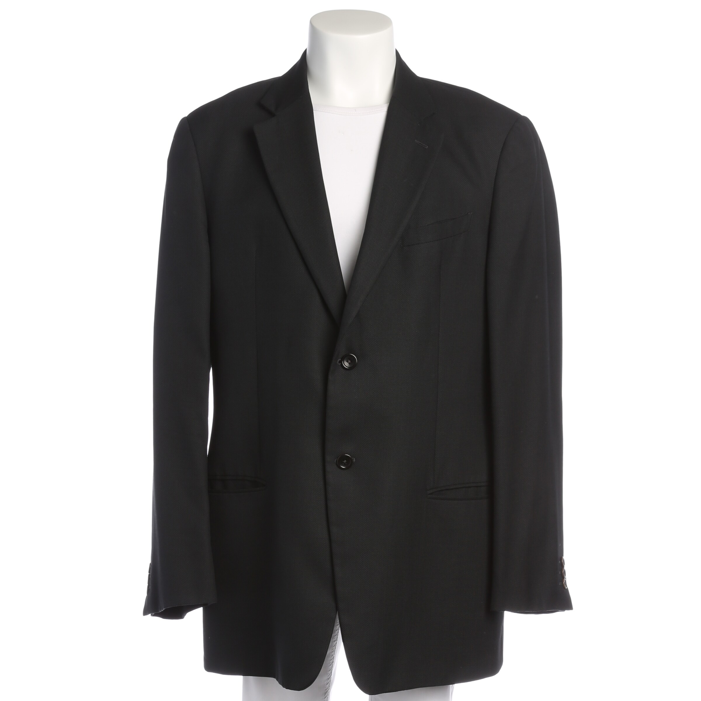 ARMANI Suit Jacket in XL in Black: front