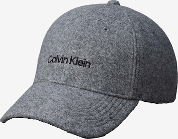 pilka Calvin Klein Standartinis Kepurė: priekis