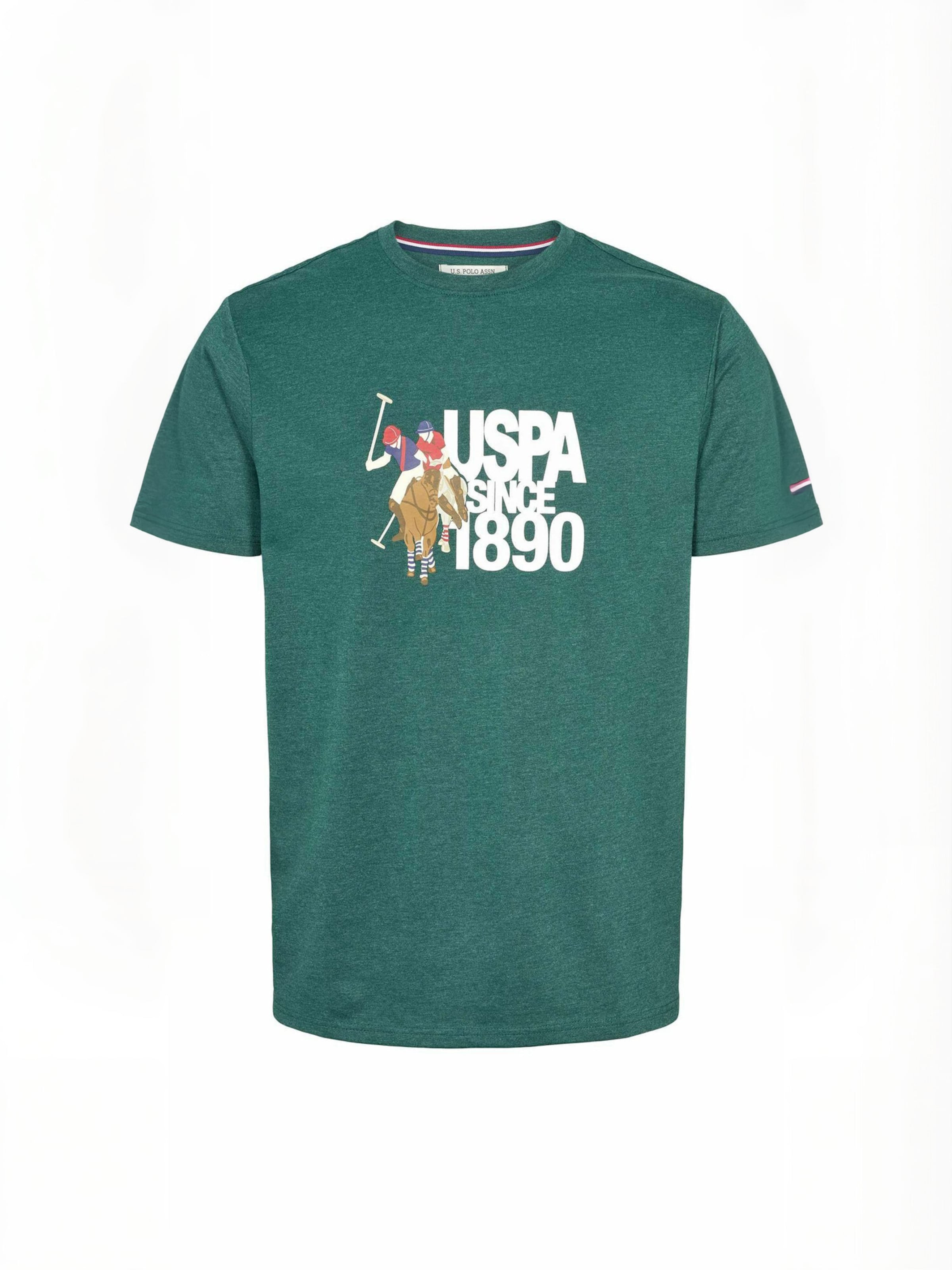 U.S. POLO ASSN. Chemise ' UMDamir ' en XXL en vert, Vue avec produit