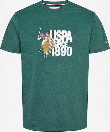 Coupe regular Chemise ' UMDamir ' U.S. POLO ASSN. en vert : devant