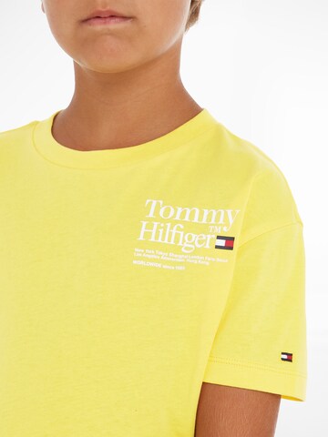 Tricou de la TOMMY HILFIGER pe galben