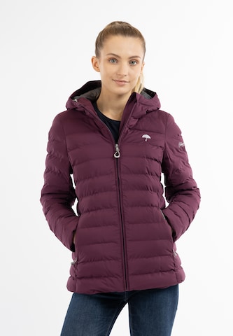 Schmuddelwedda Winter Jacket in Purple: front