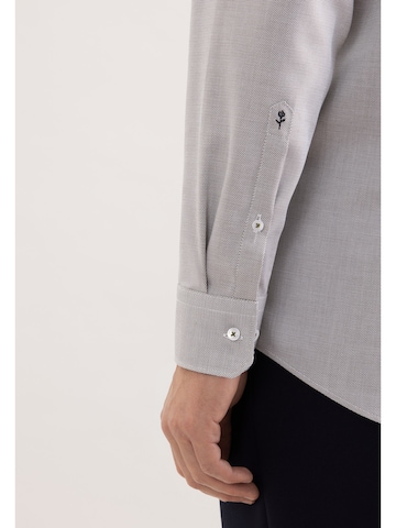 Coupe regular Chemise business 'Schwarze Rose' SEIDENSTICKER en gris