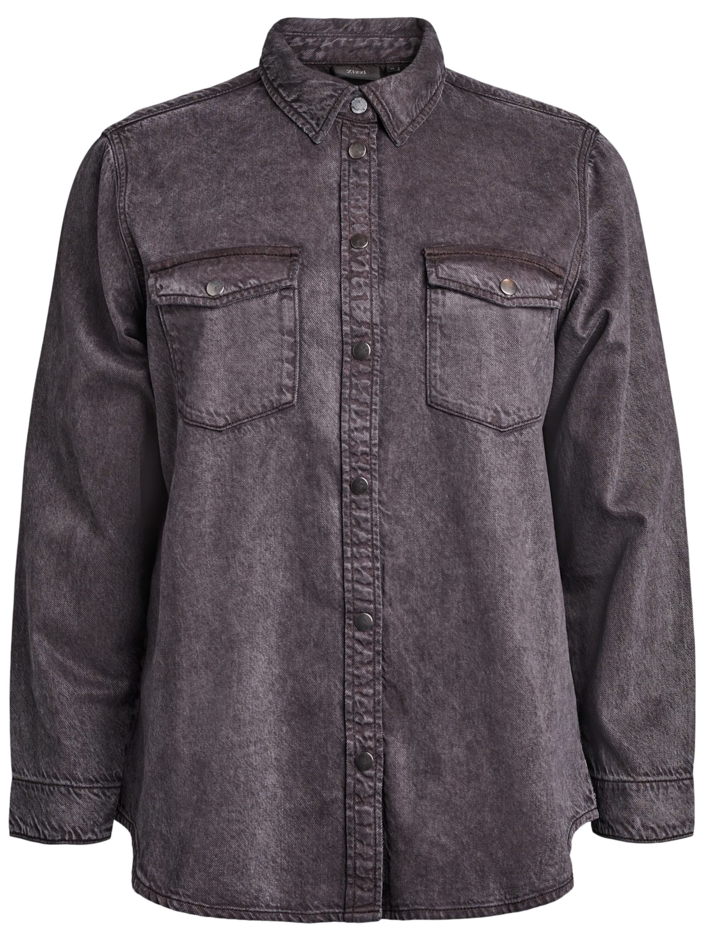 Zizzi Блузка 'Cadami' в Серый: спереди